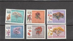 Venezuela  Scott#  935-7, C1009-11  MH/HR  (1969 Trees)