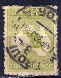 Australia; 1915: Sc. # 47: Die I Used Single Stamp
