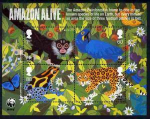 Great Britain 2011 WWF - The Amazon Rainforest perf sheet...