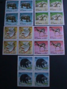 ​FUJEIRA LOVELY ENDANGER ANIMALS MNH BLOCK VERY FINE WE SHIP TO WORLD WIDE.