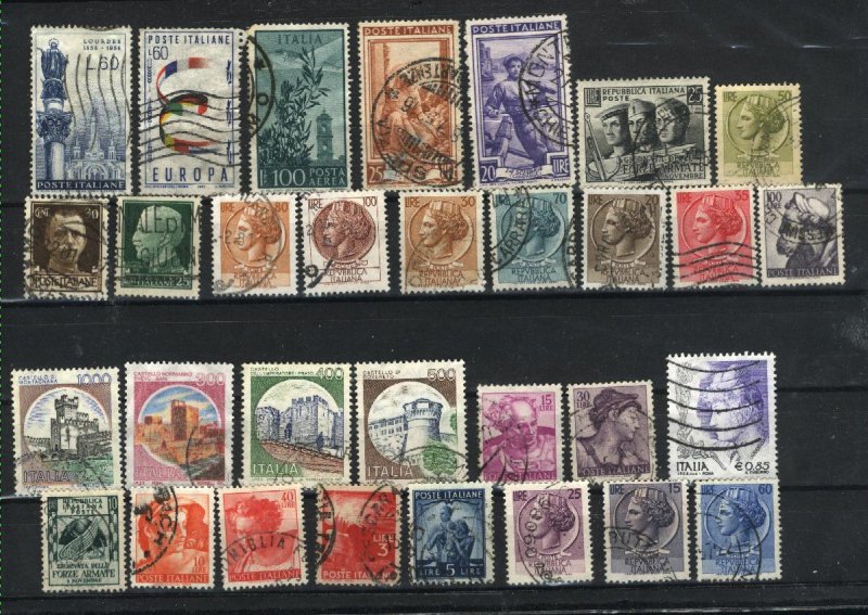 Italy 31 different used  PD