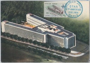 56904 - FRANCE - POSTAL HISTORY - MAXIMUM CARD: 1959 NATO NATO-