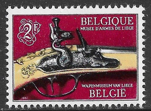 BELGIUM 1967 FIRE ARMS MUSEUM Issue Sc 681 MNH