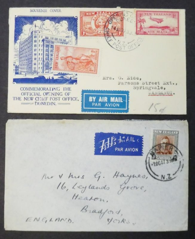 EDW1949SELL : NEW ZEALAND Collection of 14 interesting covers.