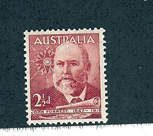 Australia, 227, Jphn Forrest Single,**Hinged**