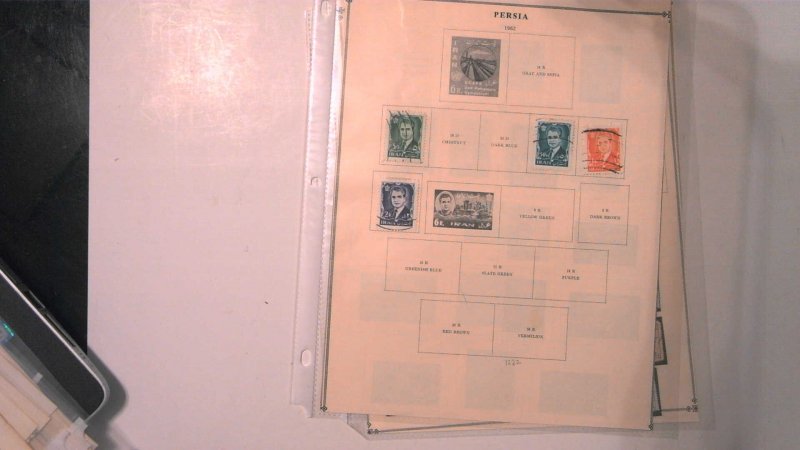 IRAN COLLECTION ON ALBUM PAGES, MINT/USED HIGH VALUE