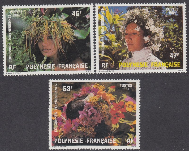 French Polynesia 400-402 MNH CV $3.15