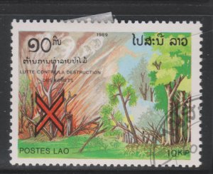 Laos 943 Fight Forest Fires 1989