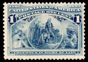 United States Scott 230 Mint never hinged.