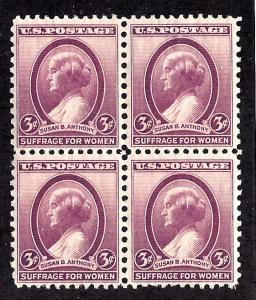 784 Mint,OG,LH... Block of 4... SCV $1.00