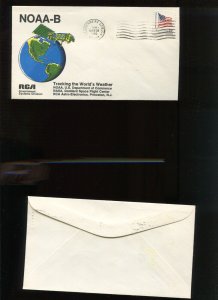 RCA GOVERNMENT SYSTEMS  NOAA-B WEATHER SATELLITE LAUNCH COVER (HR793)