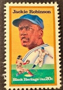 US # 2016 Jackie Robinson 1982 Mint NH