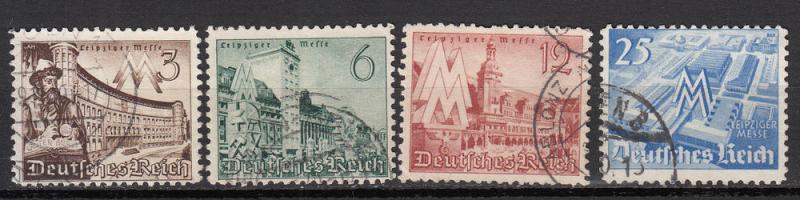 Germany - 1940 Leipzig Fair complete set Sc# 494/497  (9231)