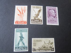 Italy East Africa 1938 Sc 1-5 MH