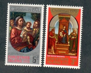 Christmas Island #35 - 36 MNH singles