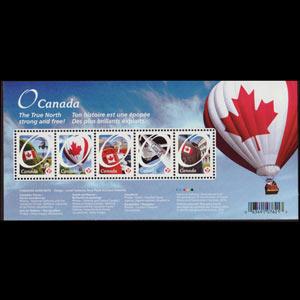 CANADA 2011 - Scott# 2418 S/S Flags NH