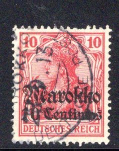 German Offices in Morocco #47, cancel dated 28 September 1913