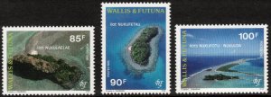 WALLIS & FUTUNA 1995 Aerial View of the Islands; Scott 465-67; MNH