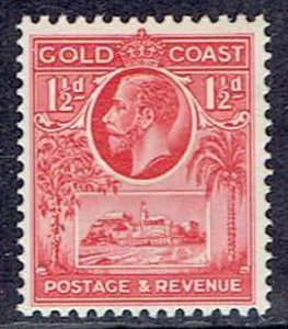 Gold Coast, Scott #100; 1 1/2p King George V, MH