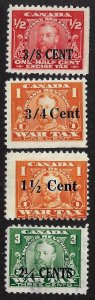 Canada. Revenue. VanDam FX23//33.  Mint,MNG and used. (mfx23_33)