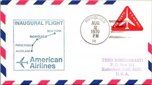 FFC 1970 - American Airlines - Honolulu, Hi to Auckland - F34583