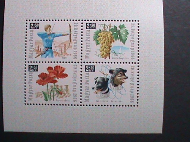 ​HUNGARY-1966 STAMP DAY MNH S/S-VERY FINE WE SHIP TO WORLD WIDE-WE COMBINED