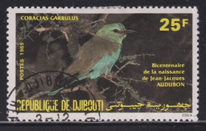 Djibouti 593 Coracias Garrulus 1985