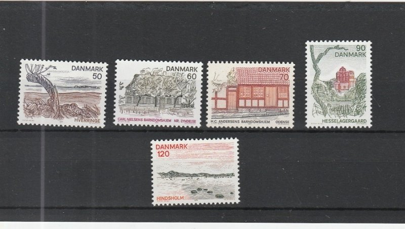 Denmark  Scott#  553-557  MNH  (1974 Views)