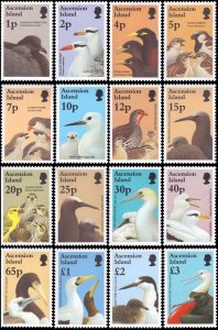 Ascension Island 1996 Sc 640-655 Bird Petrel Mynah Sparrow Waxbill Tern CV$31.50