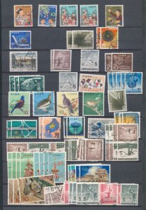 Japan 1950s/60s Sport Art Birds M&U Collection (Apx 500+Stamps) ZK1120