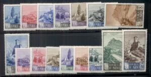 SAN MARINO #278-91 Complete set, Views, og, NH, VF, Scott $525.00