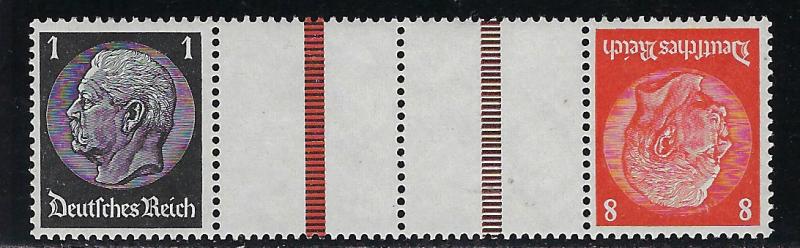 Germany Scott # 415, 420, 2 labels, mint nh, tete beche, Mi # KZ24