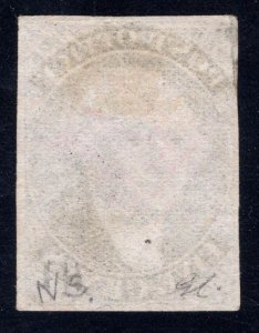 US STAMPS # 2 IMPERF BLUE CDS USED CAT. $950 LOT #5761