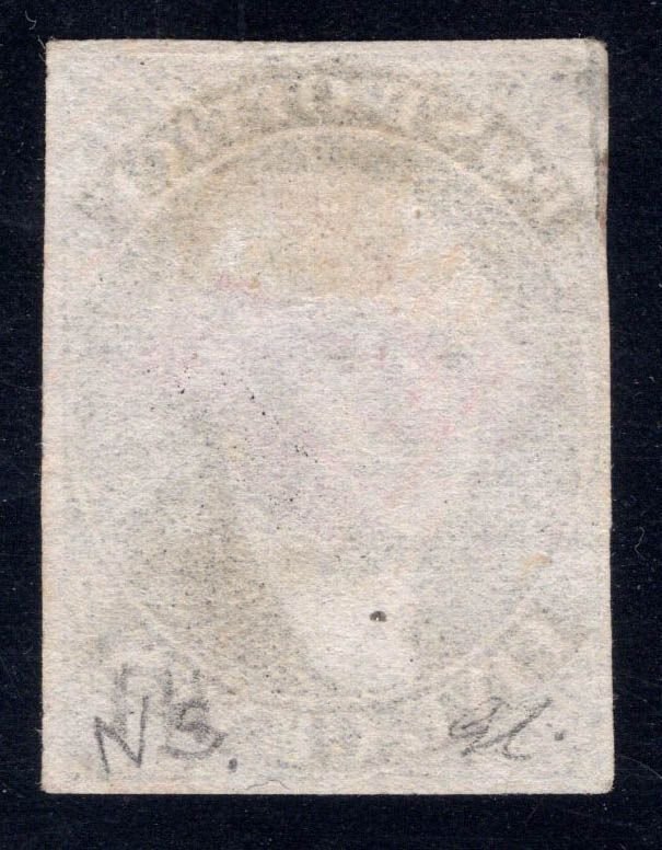 US STAMPS # 2 IMPERF BLUE CDS USED CAT. $950 LOT #5761