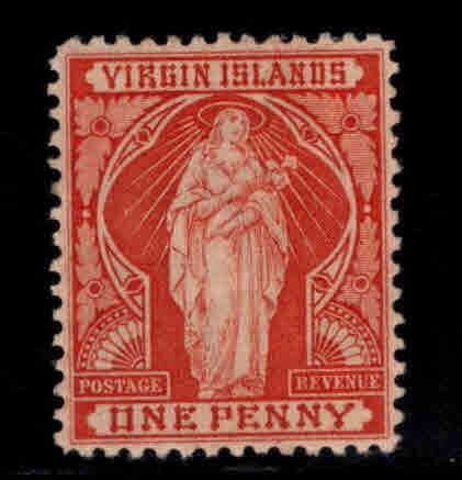 British Virgin Islands Scott 22 MH* 1899 St. Ursula stamp