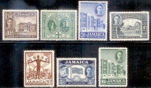 Jamaica 1945 SC# 129-35 MLH-OG E28