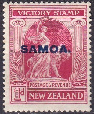 Samoa #137 F-VF  Unused  CV $3.00  (Z6936)