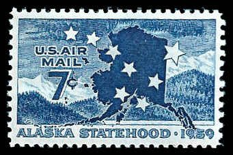 PCBstamps  US C53 7c Alaska Statehood, MNH, (10)