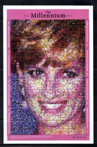 Micronesia – 1999 Princess Diana Photomosaic – 8 Stamp Sheet 13Q-055