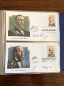 United States - Presidents of the United States First Day Covers