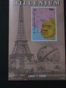 ​CHAD-1999-MILLENIUN-COMMERCIAL ROUTH IN WEST.AFRICA -RARE IMPERF MNH-S/S-VF