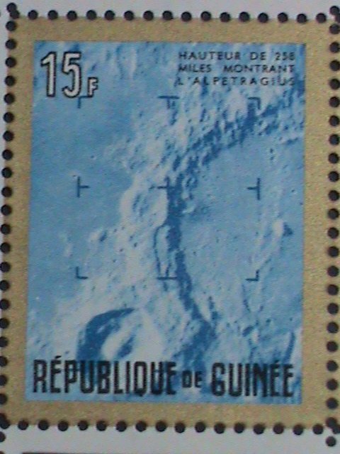 ​GUINEA 1965-SC#387a AMERICAN & RUSSIAN ACHIEVEMENT IN SPACE- MNH SHEET VF