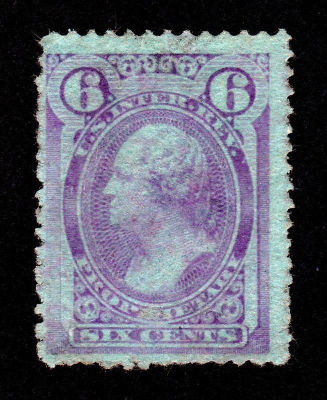 SCOTT #RB17A PROPRIETARY REVENUE STAMP VIOLET BLUE - USED SCV $35.00