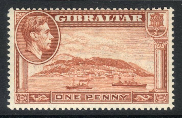 Gibraltar: 1938 KGVI 1d SG 122 mint