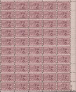 US #1020   Louisianna Purchase  Full sheet of 50  MNH