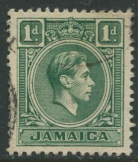 Jamaica -Scott 149 - KGVI Definitive -1951 - Used - Single 1p Stamp