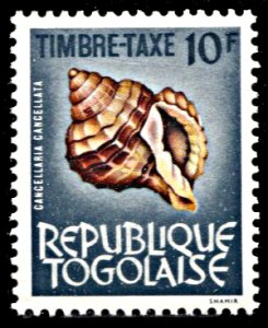 Togo J61, MNH, Sea Snail, Bivetiella cancellata