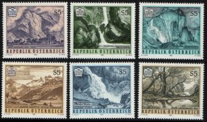 Austria # 1349 - 1354 MNH