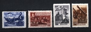 RUSSIA/USSR 1948 SET OF 4 STAMPS MLH