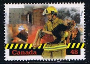 Canada #1986 Firefighters VF Used